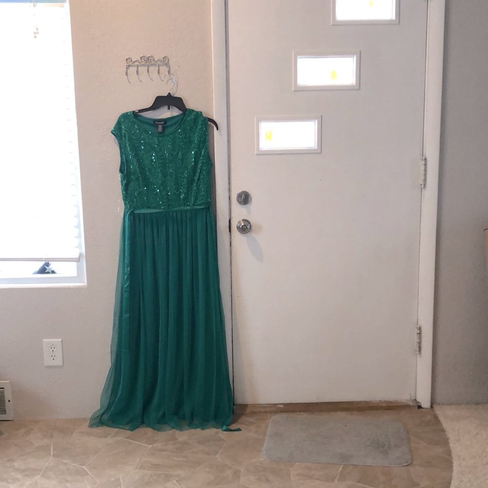 Formal green dress